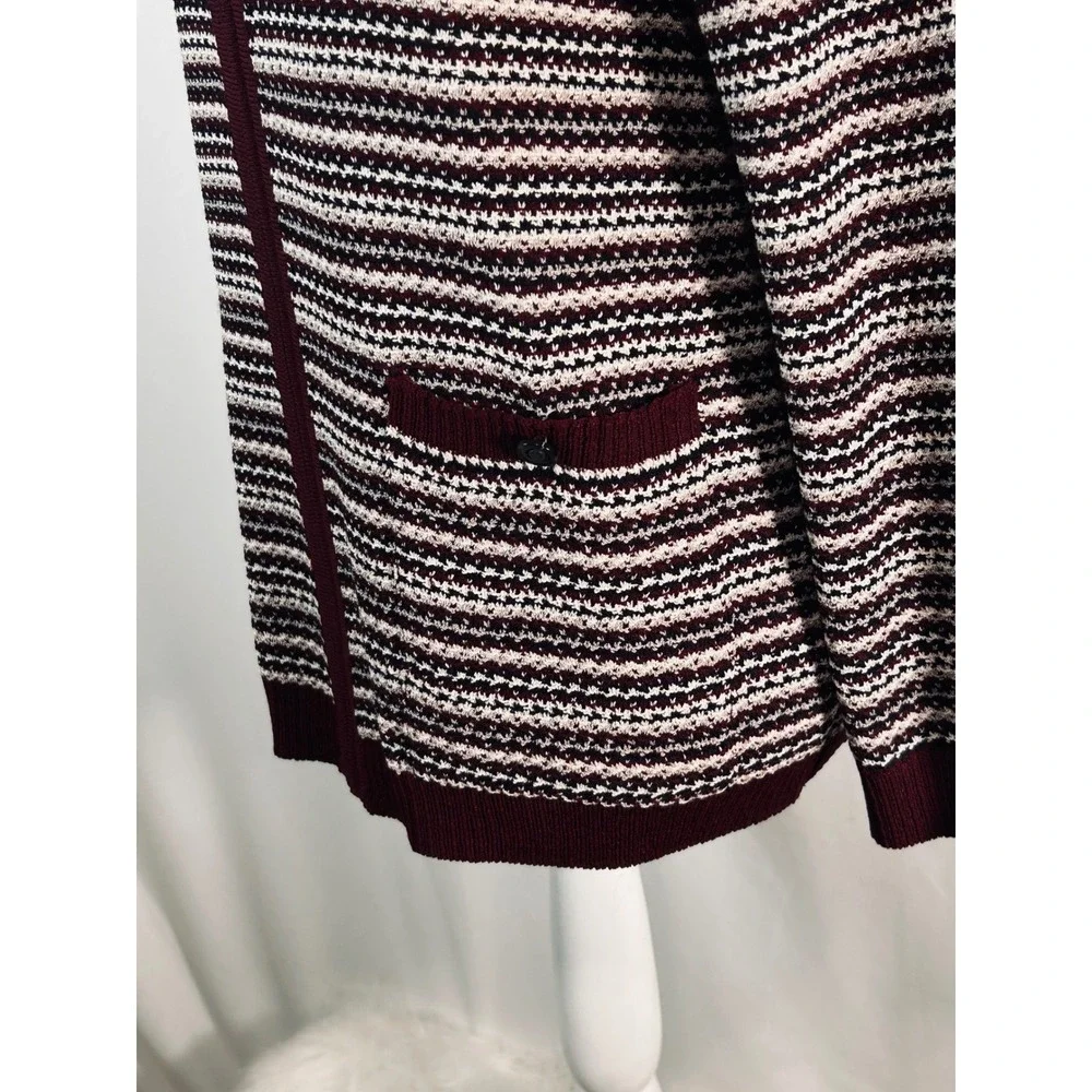 St John Sport‎ Womens Medium Regatta Tweed Knit Cardigan